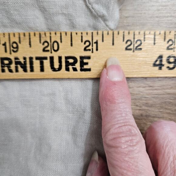 Modamalfi Top 100% Linen Made in Italy Natural Cropped Art 3521 Medium Womens - Picture 8 of 11